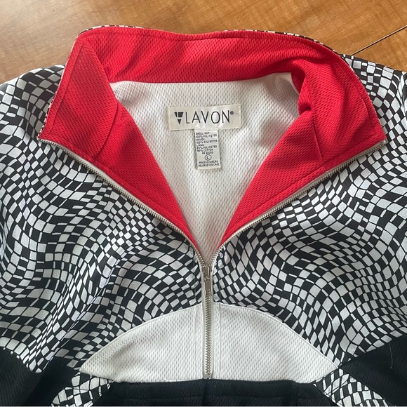 Vintage 80s LAVON Funky Half-Zip Windbreaker. Size: Large - Picture 4 of 8